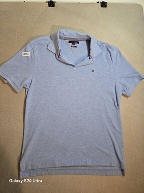Tommy Hilfiger Light Blue Short-Sleeve Polo